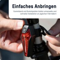 ANSMANN Rear break LED Fahrradbeleuchtung schwarz, 1 St.