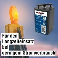 ANSMANN Batterien 4R25 Zink-Luft Alkaline 6V-Blockbatterie 6,0 V, 1 St.