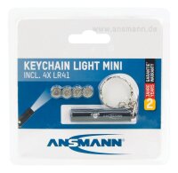ANSMANN Keychain LED Taschenlampe schwarz 5,0 cm, 1 St.