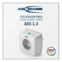 ANSMANN AES1.3 Timer-Steckdose weiß