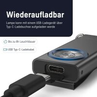 ANSMANN ML400R LED Taschenlampe schwarz 6,0 cm, 970 Lux, 400 Lumen, 5 W, 1 St.