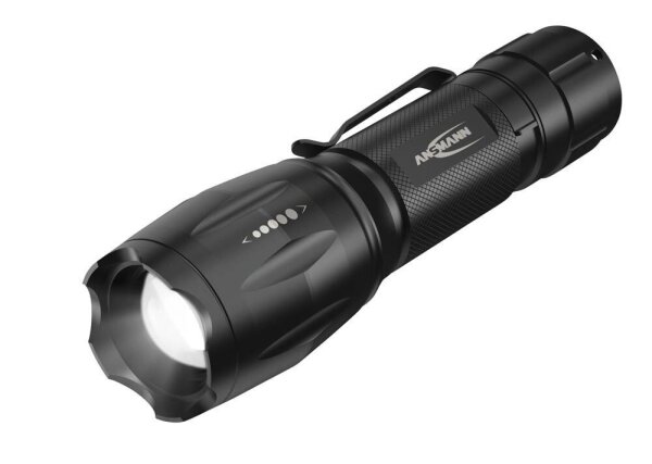 ANSMANN Action 400 UV LED Taschenlampe schwarz 5,0 cm, 4.200 Lux, 90 Lumen, 3 W, 1 St.