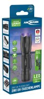 ANSMANN Action 400 UV LED Taschenlampe schwarz 5,0 cm,...