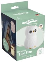 ANSMANN Eule Finn LED Nachtlicht weiß 9,23 cm, 0,2...