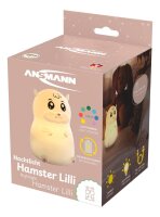 ANSMANN Hamster Lilli LED Nachtlicht weiß 9,23 cm, 0,2 W, 1 St.