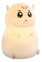 ANSMANN Hamster Lilli LED Nachtlicht weiß 9,23 cm,...