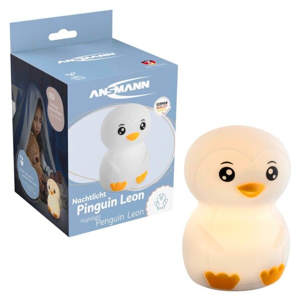 ANSMANN Pinguin Leon LED Nachtlicht weiß 9,23 cm, 0,2 W, 1 St.