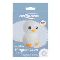 ANSMANN Pinguin Leon LED Nachtlicht weiß 9,23 cm, 0,2 W, 1 St.