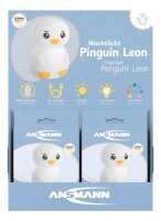 ANSMANN Pinguin Leon LED Nachtlicht weiß 9,23 cm, 0,2 W, 1 St.