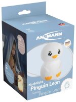 ANSMANN Pinguin Leon LED Nachtlicht weiß 9,23 cm, 0,2 W, 1 St.