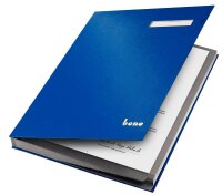 bene Unterschriftenmappe 19 Fächer blau, 1 St.