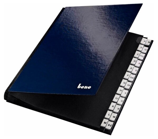 bene Pultordner A-Z blau  ( 85214DBL. )