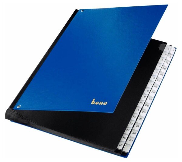 bene Pultordner 1-31 blau, 1 St.