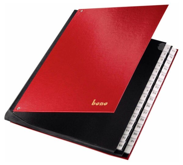 bene Pultordner 1-31 rot, 1 St.
