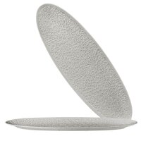 Seltmann Weiden Teller Nori Coup grau, silber 44,3 x 14,4...
