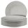 Seltmann Weiden Teller Nori grau, silber Ø 21,0 cm, 6 St.  ( 001.773870 )