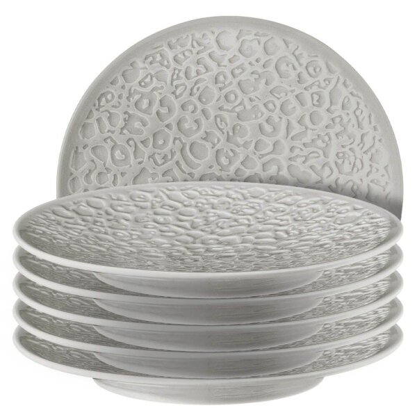 Seltmann Weiden Teller Nori grau, silber Ø 16,5 cm, 6 St.  ( 001.773869 )