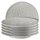 Seltmann Weiden Teller Nori grau, silber Ø 16,5 cm, 6 St.  ( 001.773869 )