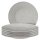 Seltmann Weiden Teller Nori grau, silber Ø 30,5 cm, 6 St.