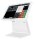 OLYMPIA Registrierkasse TS10 inkl. eingebautem Scanner (ohne TSE-Lizenz) weiß