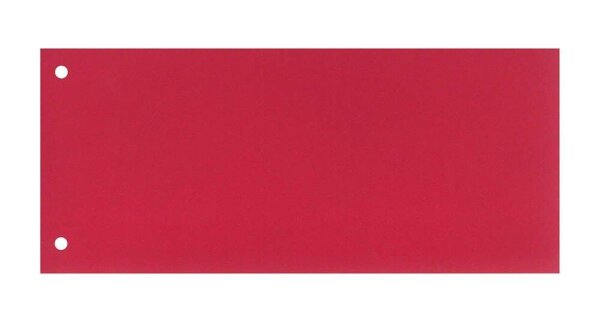 Wekre Trennstreifen rot, 180 g/m² Karton 24,0 x 10,5 cm, 100 Blatt