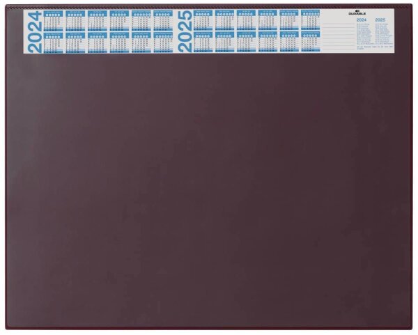 DURABLE Schreibtischunterlage rot Kunststoff 65,0 x 52,0 cm, 1 St.