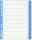 Wekre Trennblätter DIN A4 1-0 weiß/blau, 230 g/m², 100 Blatt