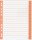 Wekre Trennblätter DIN A4 1-0 weiß/orange, 230 g/m², 100 Blatt