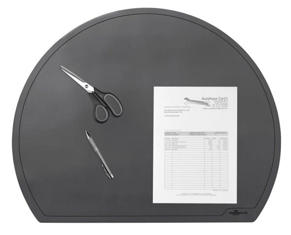DURABLE Schreibtischunterlage schwarz Kunststoff 65,0 x 52,0 cm, 1 St.