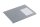 DURABLE Schreibtischunterlage grau Kunststoff 65,0 x 52,0 cm, 1 St.