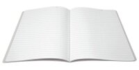 SIGEL Notizhefte Linescape ca. DIN A5 liniert, dunkelgrau, hellgrau Softcover 68 Seiten, 2 St.