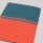SIGEL Notizhefte Linescape ca. DIN A5 liniert, mittelblau, neon-orange Softcover 68 Seiten, 2 St.