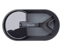 HAN Schreibtisch-Organizer Toolbox Loft granite grey Kunststoff 4 Fächer 34,0 x 18,7 x 18,8 cm