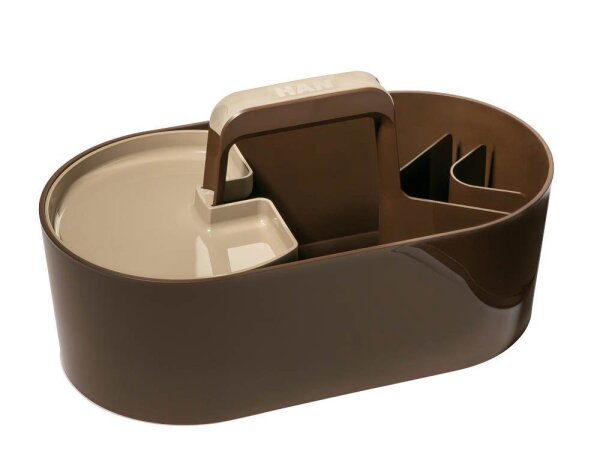 HAN Schreibtisch-Organizer Toolbox Loft braun Kunststoff 4 Fächer 34,0 x 18,7 x 18,8 cm