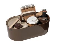 HAN Schreibtisch-Organizer Toolbox Loft braun Kunststoff...