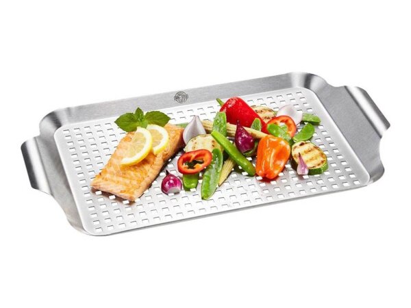 GEFU® Grillplatte BBQ 25,4 x 42,5 x 2,9 cm, 1 St.