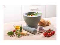 GEFU® Mörser CRUNCHY grau Ø 17,3 cm 2-tlg., 1 St.
