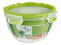 emsa Frischhaltedose CLIP & GO 9,5 cm hoch transparent 1,0 l, 1 St.