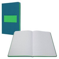 SIGEL Notizbuch Linescape ca. DIN A5 kariert, mittelblau,...