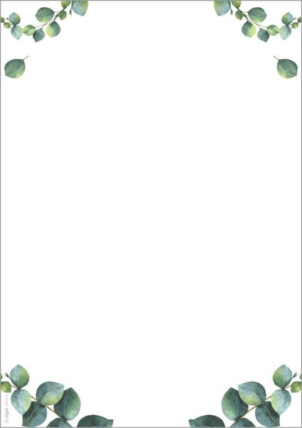 SIGEL Motivpapier weiß/grün DIN A4 90 g/m² 100 Blatt