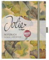 SIGEL Notizbuch  Jolie® Pure Ginkgo ca. DIN A5...
