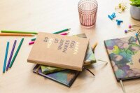 SIGEL Notizbuch  Jolie® Pure Ginkgo ca. DIN A5 liniert, gelb, grün, braun Hardcover 192 Seiten, 1 St.