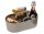 HAN Schreibtisch-Organizer Toolbox Loft hellbraun Kunststoff 4 Fächer 34,0 x 18,7 x 18,8 cm
