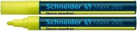 Schneider Maxx 265 Kreidemarker gelb 2,0 - 3,0 mm, 1 St.
