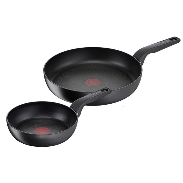 Tefal® Pfannen-Set HARD TITANIUM PRO schwarz 2-tlg., 1 Set