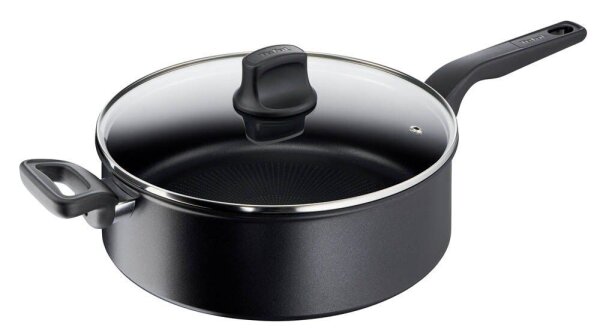 Tefal® Schmorpfanne HARD TITANIUM PRO schwarz Ø 28,0 cm, 1 St.