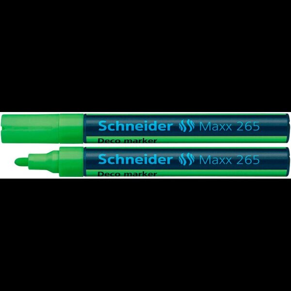 Schneider Maxx 265 Kreidemarker grün 2,0 - 3,0 mm, 1 St.