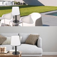 AddLiving LED Outdoor LED Tischlampe weiß