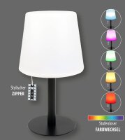 AddLiving LED Outdoor LED Tischlampe weiß