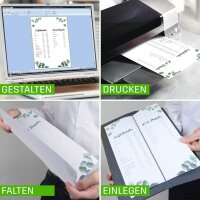 SIGEL Getränkekarten-Mappe DIN A4, 2 Hüllen beige, 1 St.